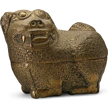 Metal Pho Dog box, 19th century
