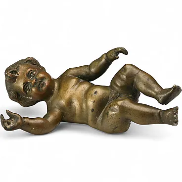 Putto in bronze, 19th century