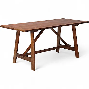 Oak table, 19th century