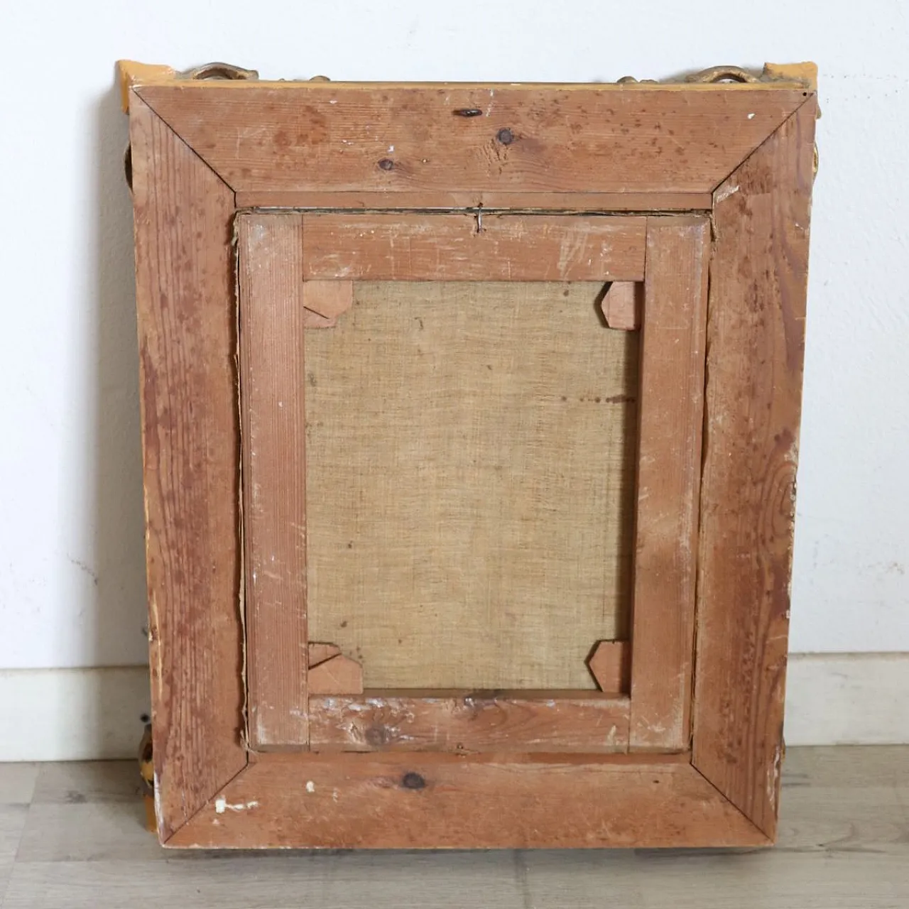 Dipinto olio su tela, Giovane donna con libro, '800 12