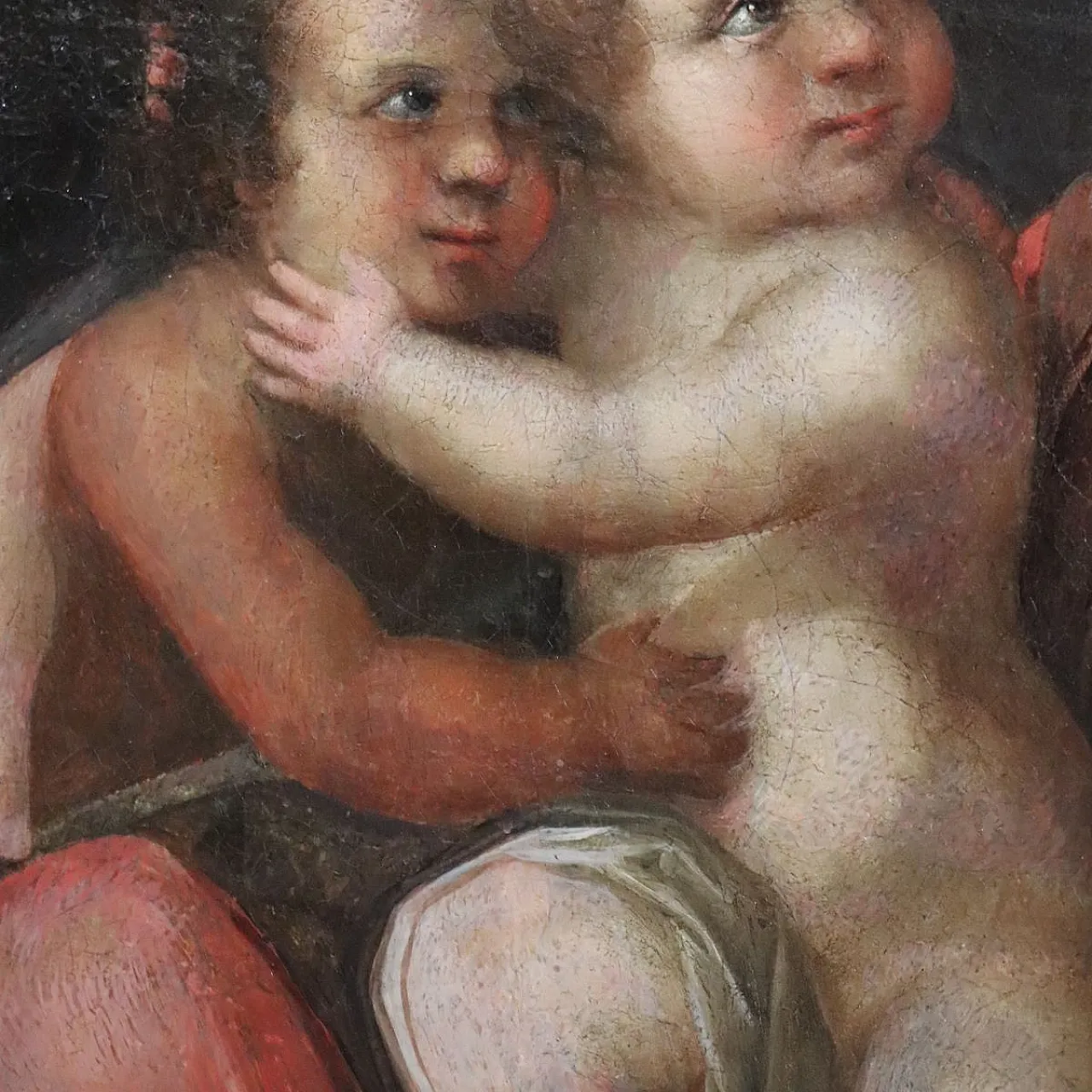 Religious oil painting on canvas, 18th century 6