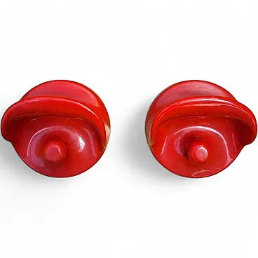 Coppia di appendiabiti nr. 4702 di Olaf Van Bohr per Kartell, anni '70