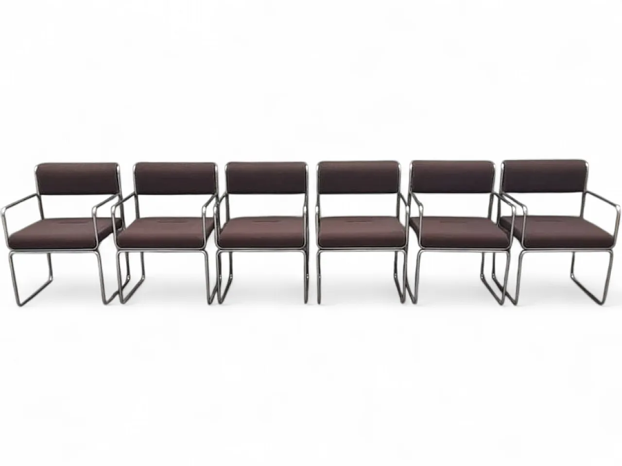 6 Minny chairs by Giovanni Carini for Planula, 1970s 7