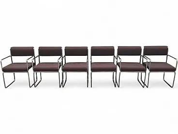 6 Minny chairs by Giovanni Carini for Planula, 1970s