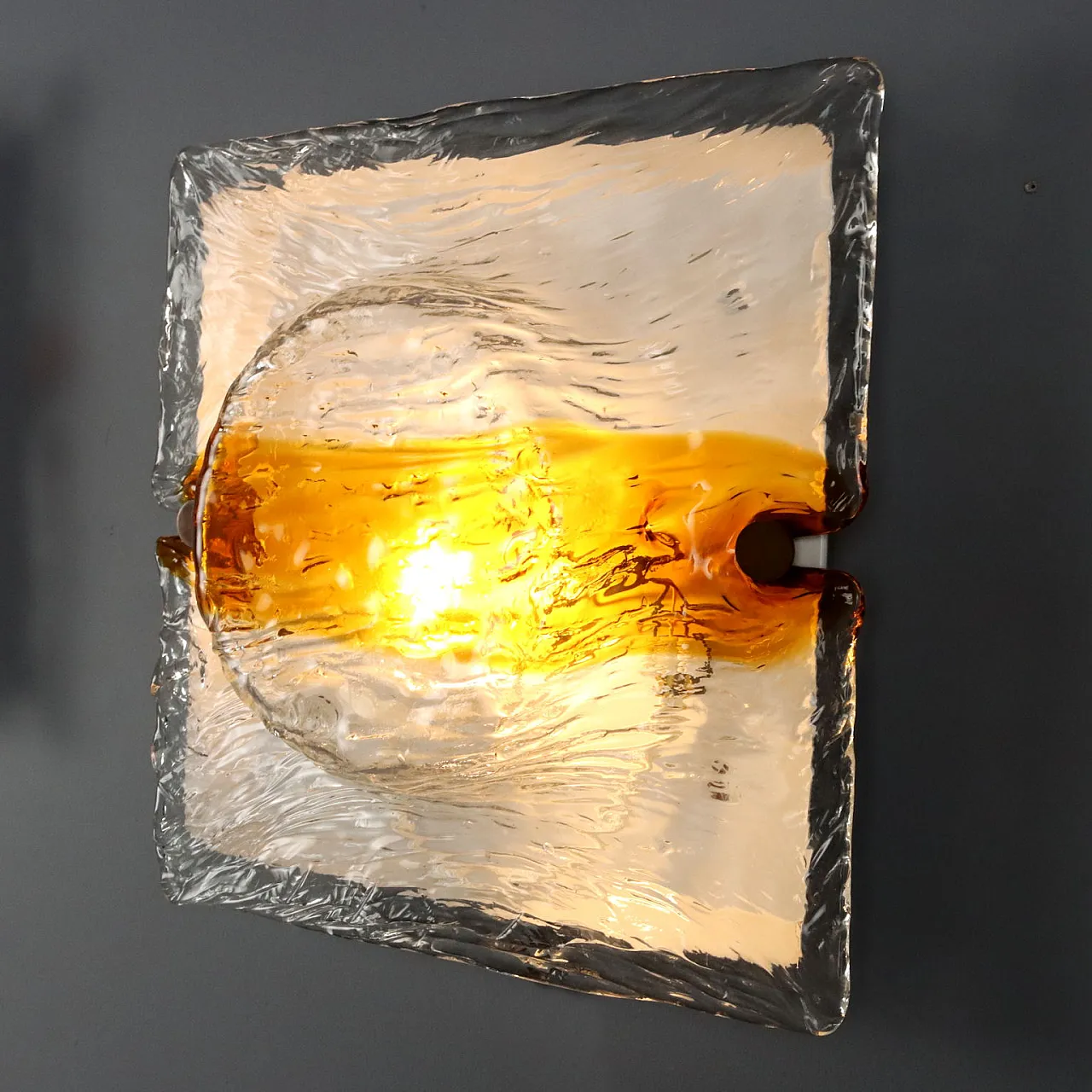 Pair of ceiling or wall lamps, 1970s 3