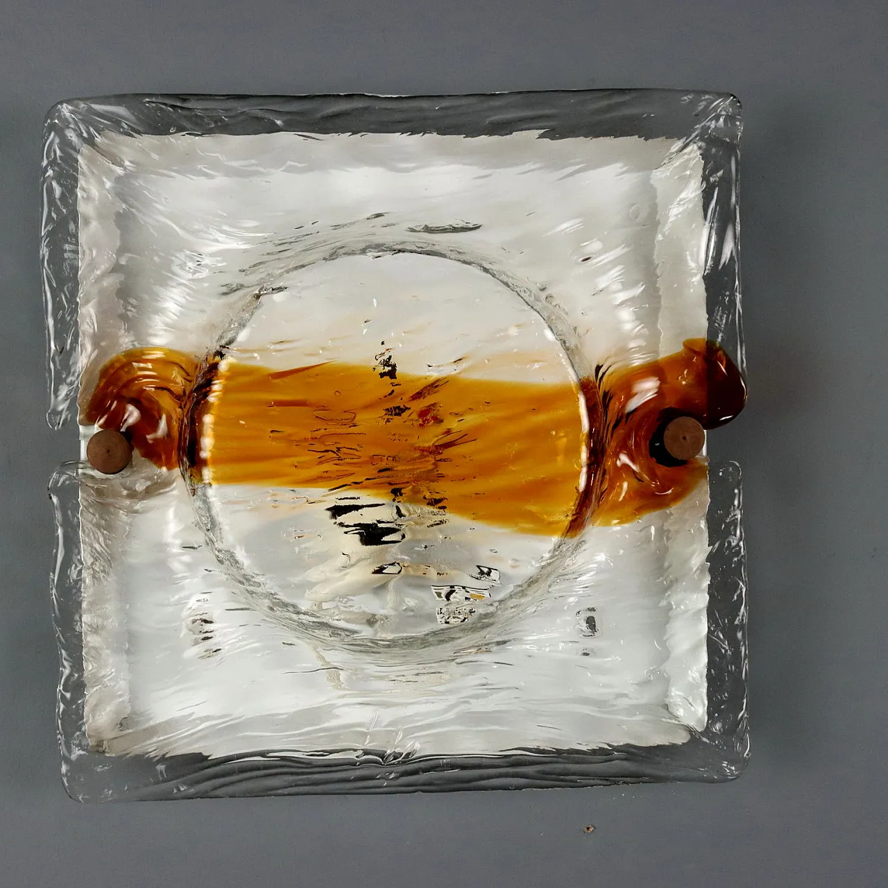 Pair of ceiling or wall lamps, 1970s 4