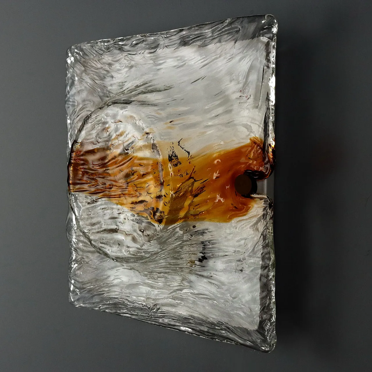 Pair of ceiling or wall lamps, 1970s 5
