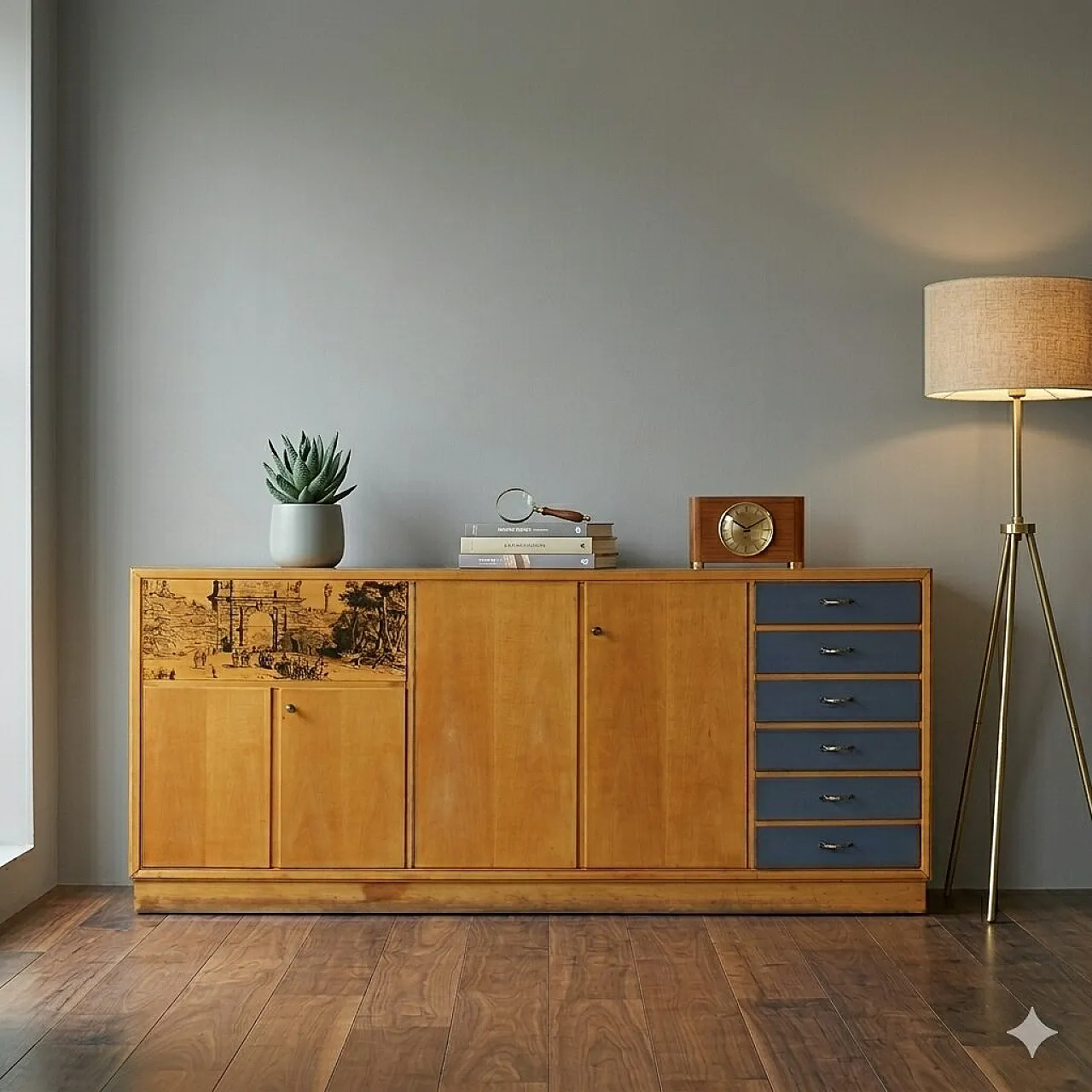 Arredo in legno, anni '50 2