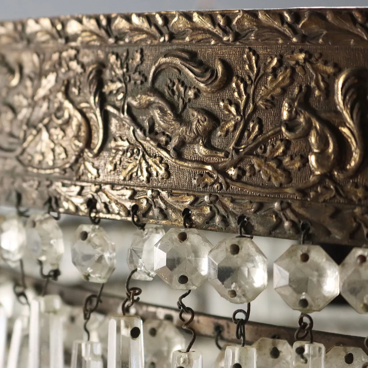 Lampadario a 7 luci in stile Impero, '900 4