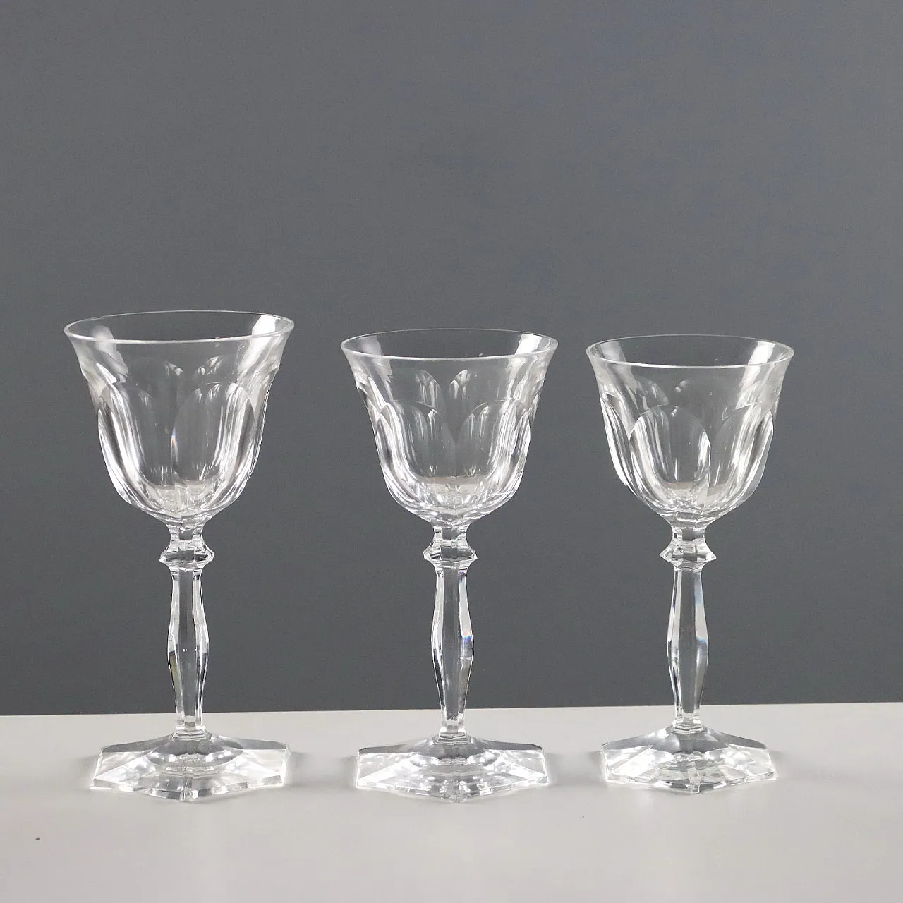 Crystal glasses service, 20th century 9
