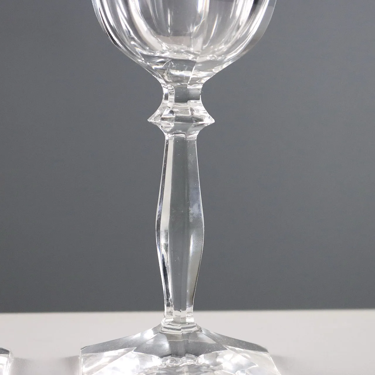 Crystal glasses service, 20th century 10