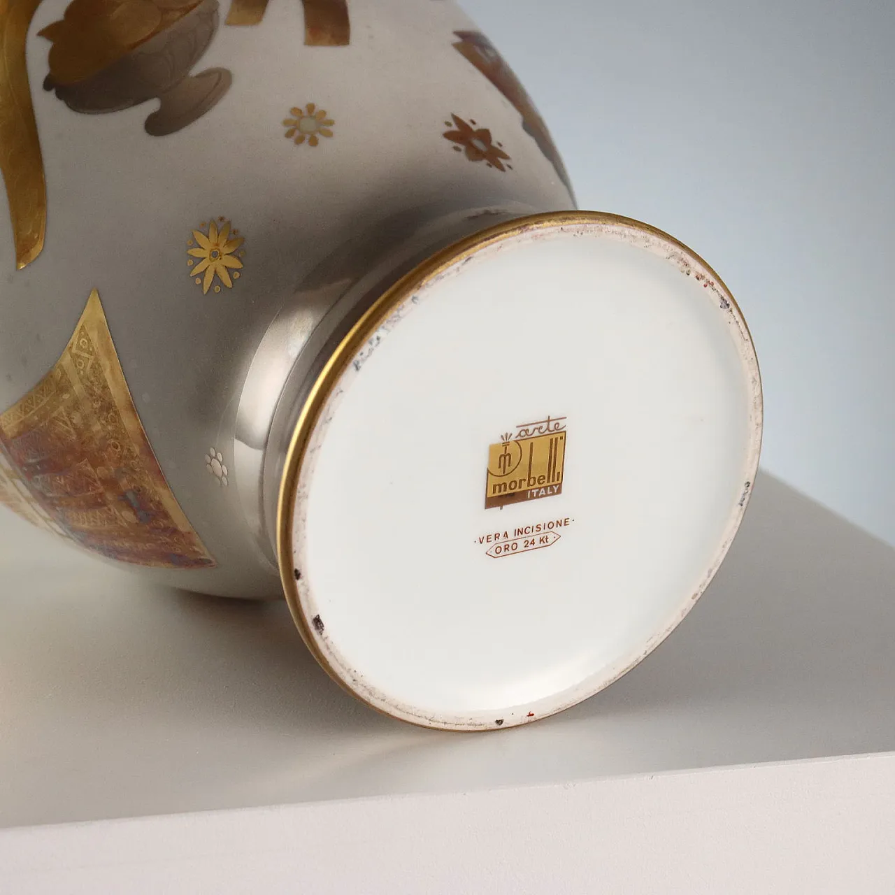 Morbelli Arte porcelain vase, 20th century 9
