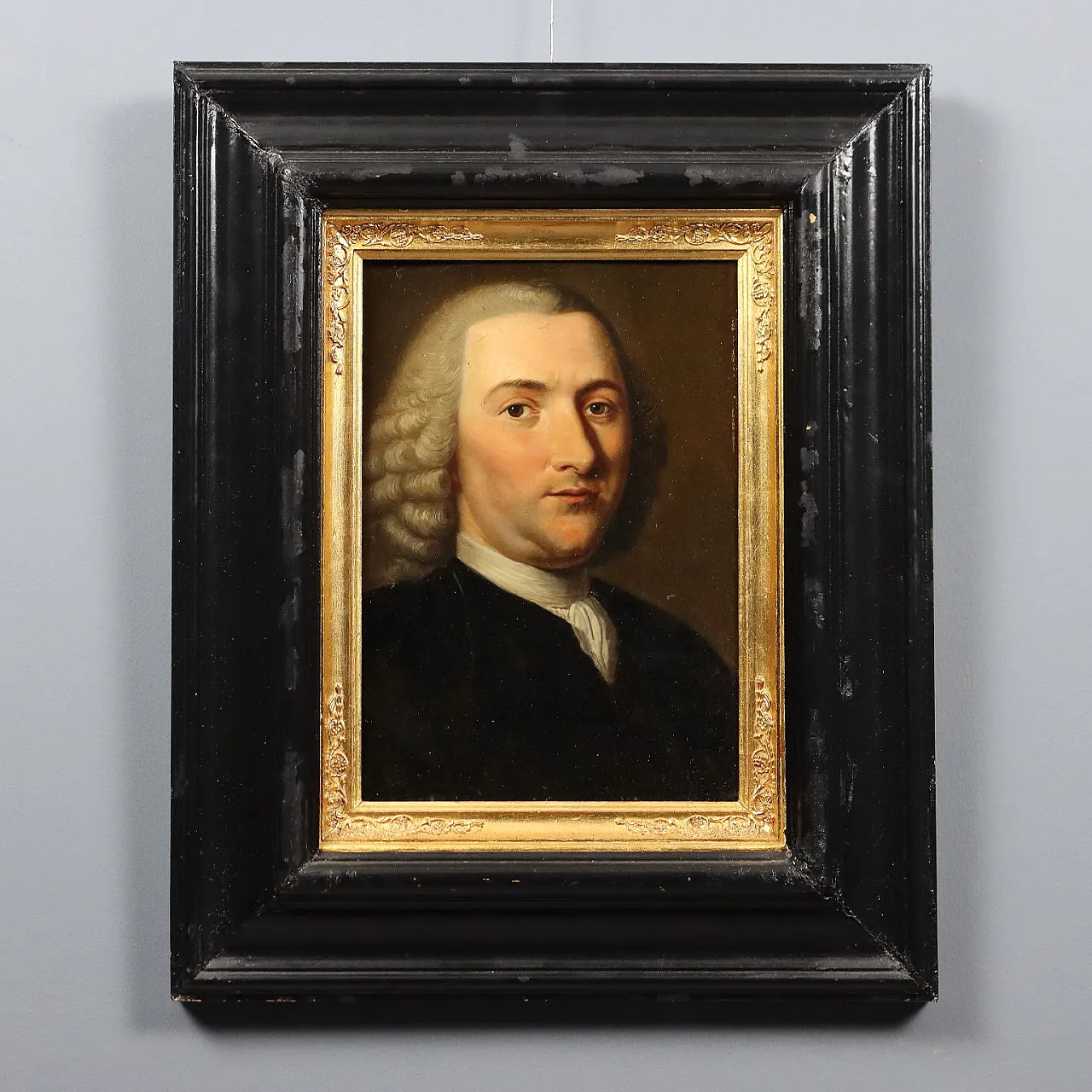 Portrait of Petrus Camper, oil panel, 18th century 1