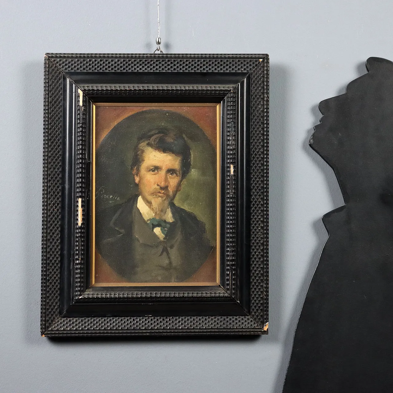 Giovanni Pezzotta, Ritratto, olio su tela, '800 2