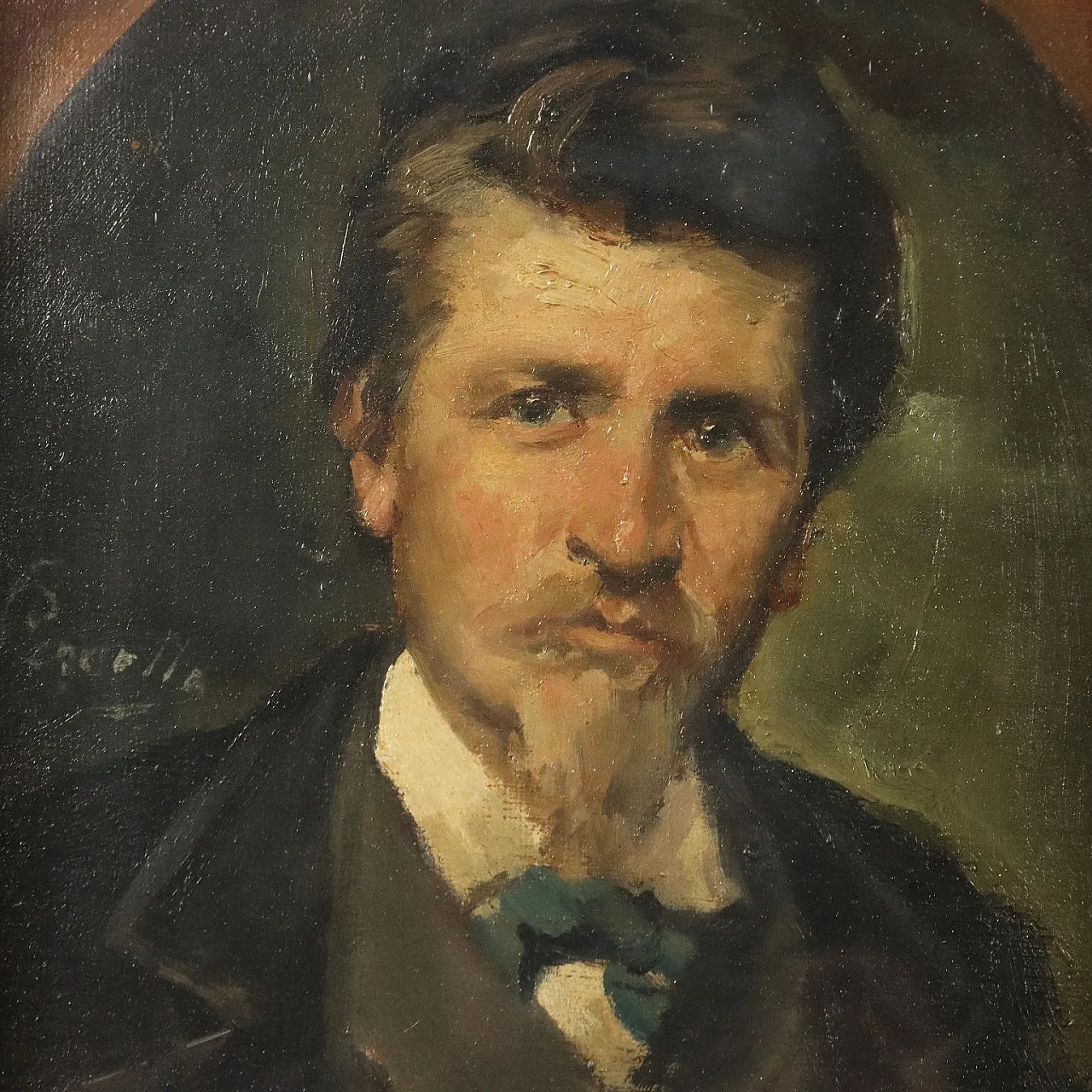 Giovanni Pezzotta, Ritratto, olio su tela, '800 3