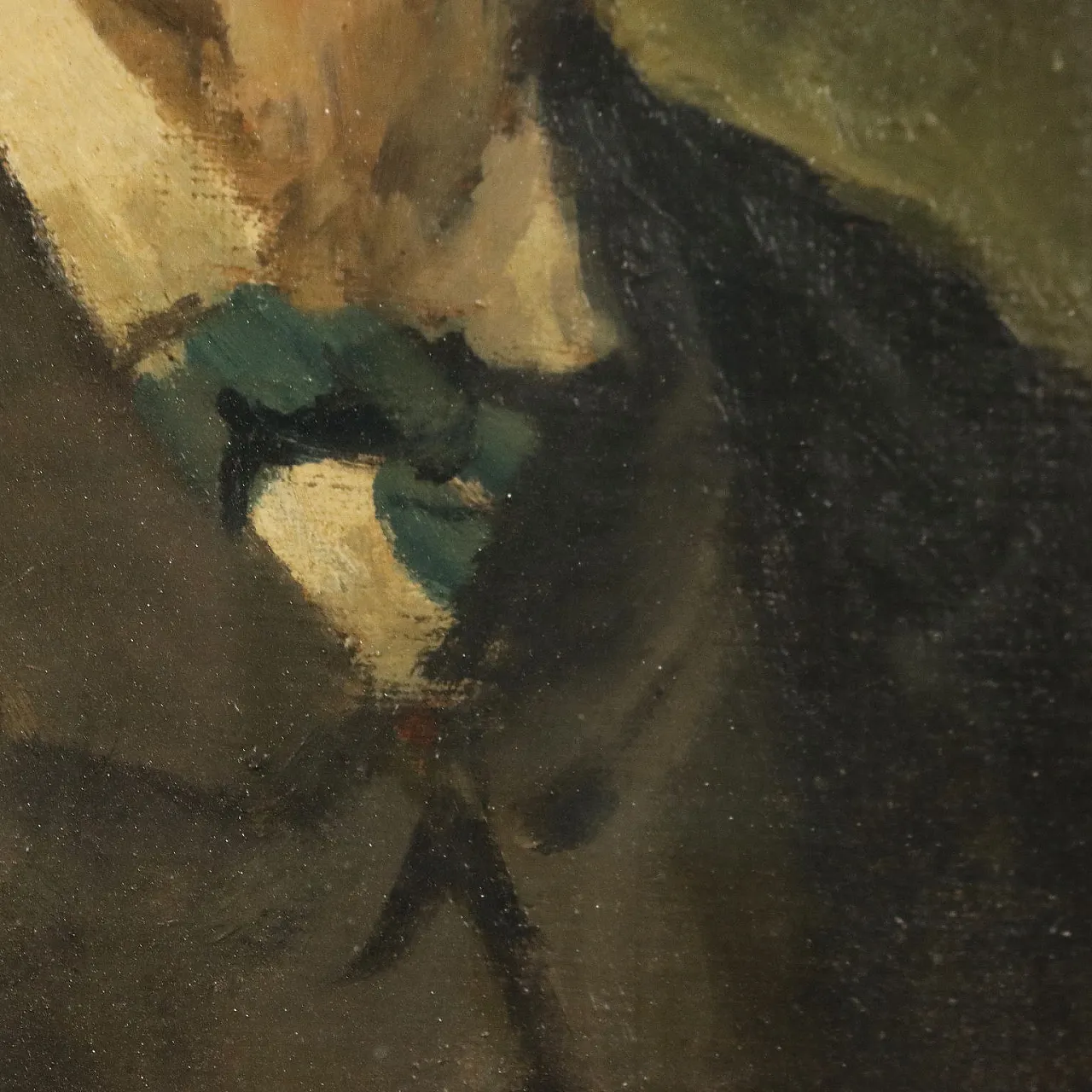 Giovanni Pezzotta, Ritratto, olio su tela, '800 5