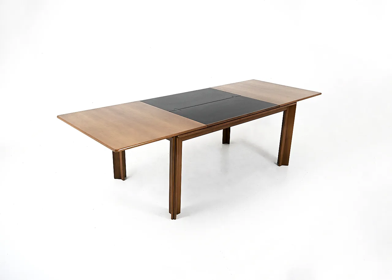 Tavolo da pranzo allungabile "Mou" di Afra & Tobia Scarpa per Molteni, 1970 2