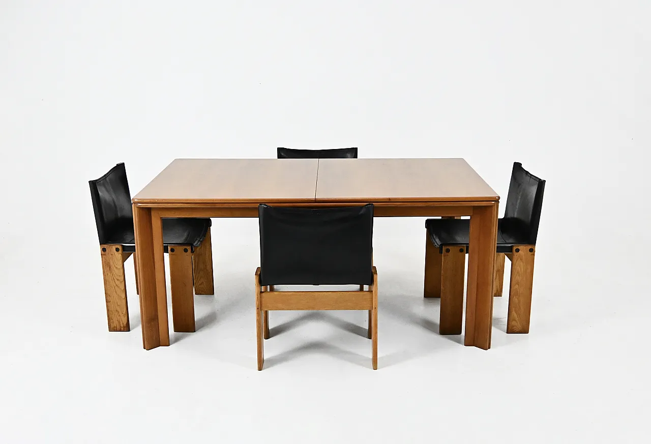 Tavolo da pranzo allungabile "Mou" di Afra & Tobia Scarpa per Molteni, 1970 8