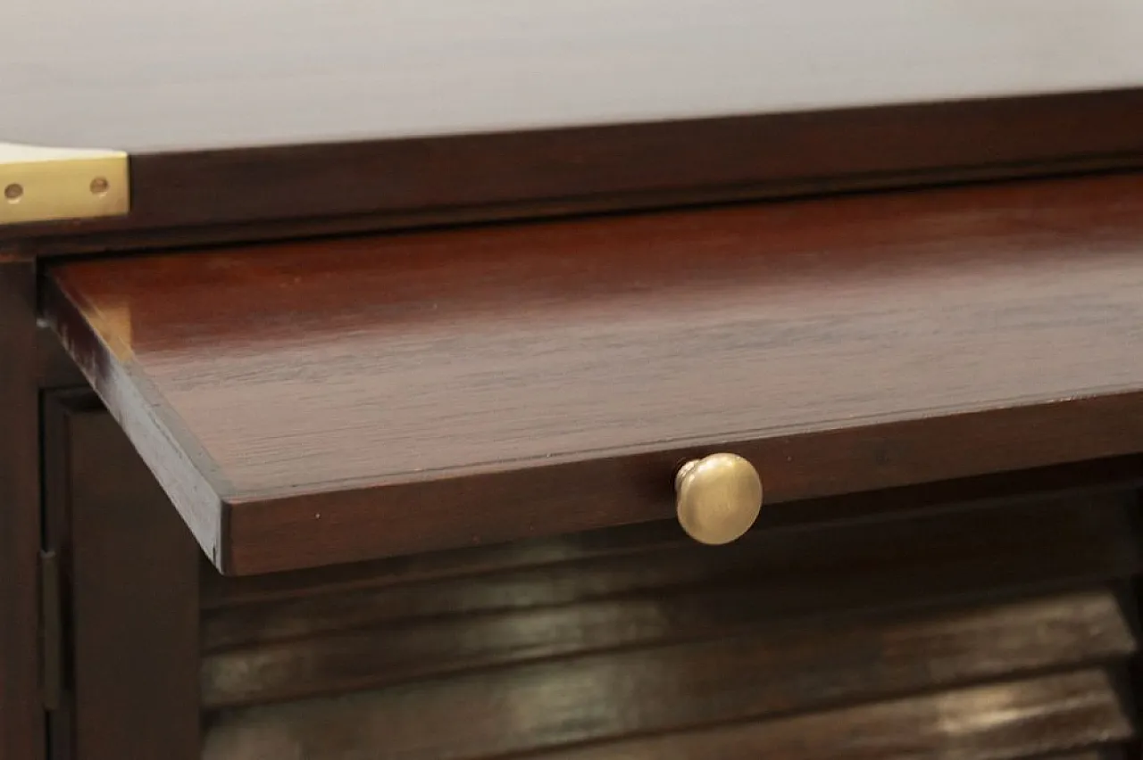 Mahogany two-door cabinet in the style of Old Navy, 1950s 2