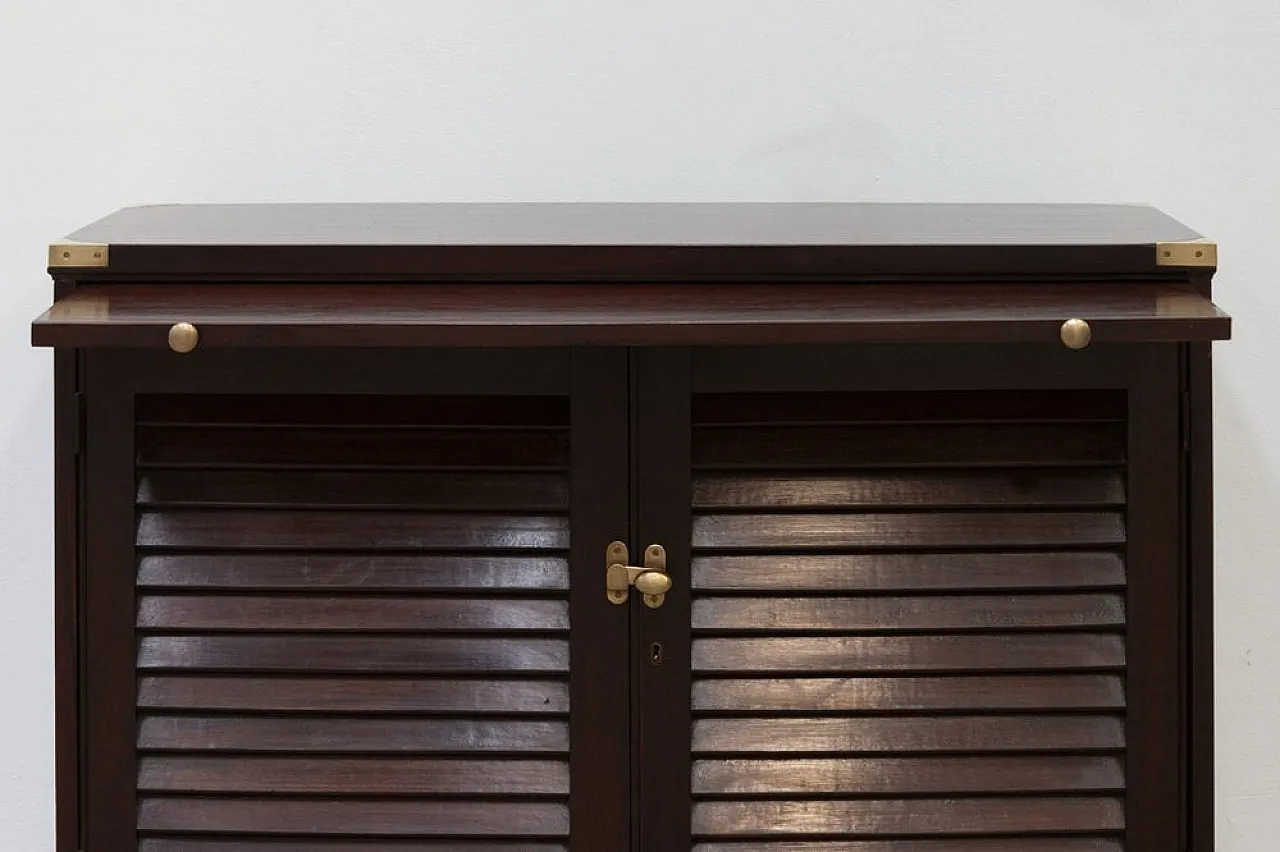 Mahogany two-door cabinet in the style of Old Navy, 1950s 4