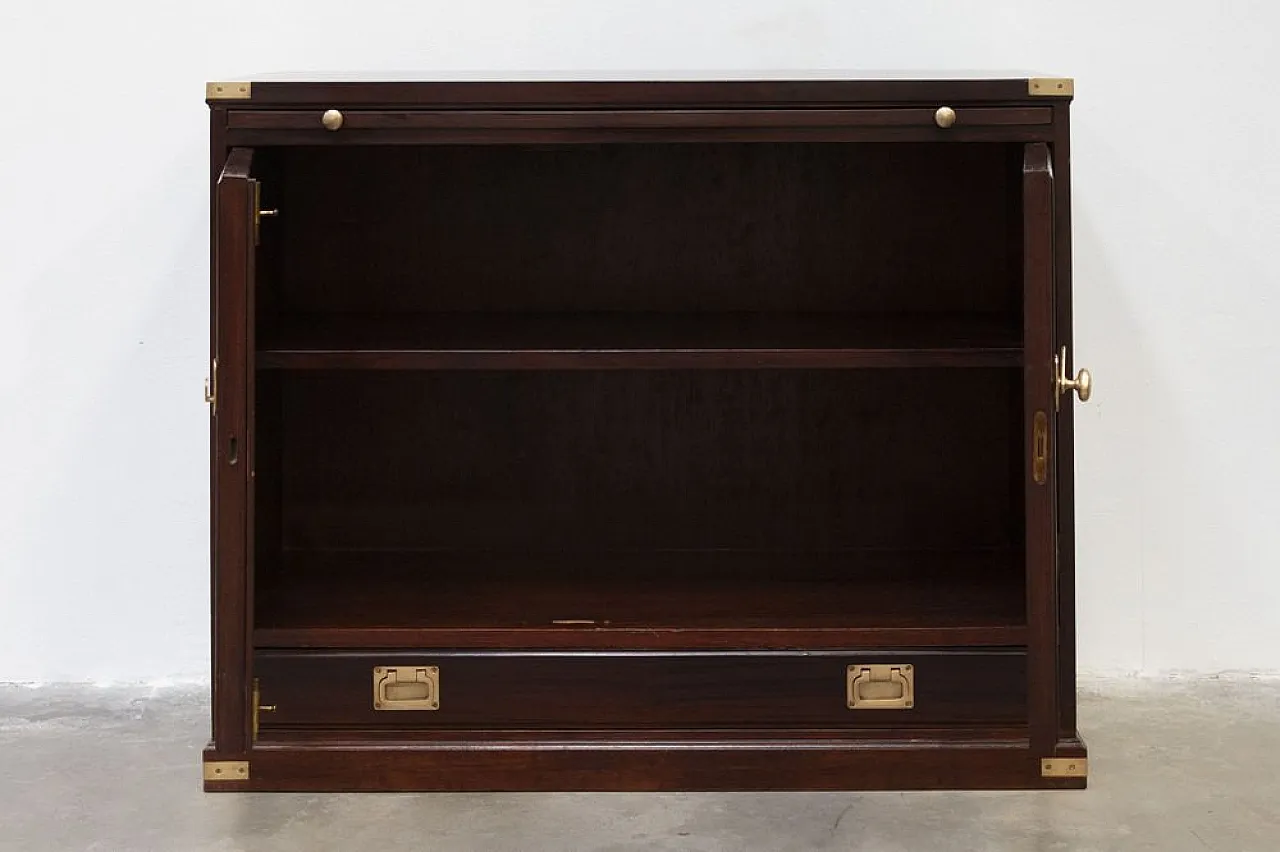 Mahogany two-door cabinet in the style of Old Navy, 1950s 9
