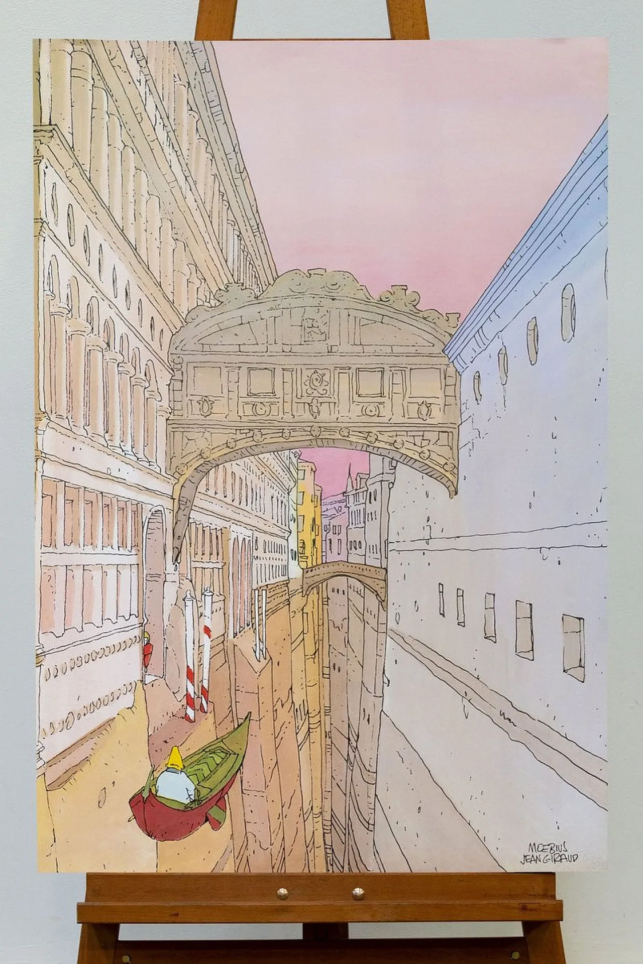 The Bridge of Sighs Poster by Moebius, 1980s 4