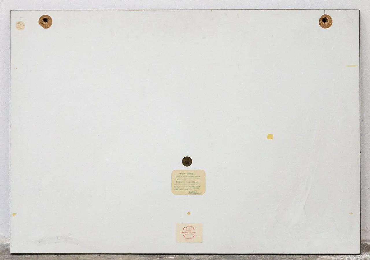 Fausto Salomoni, Forme Impossibili, Pittura su tavola, anni '80 7