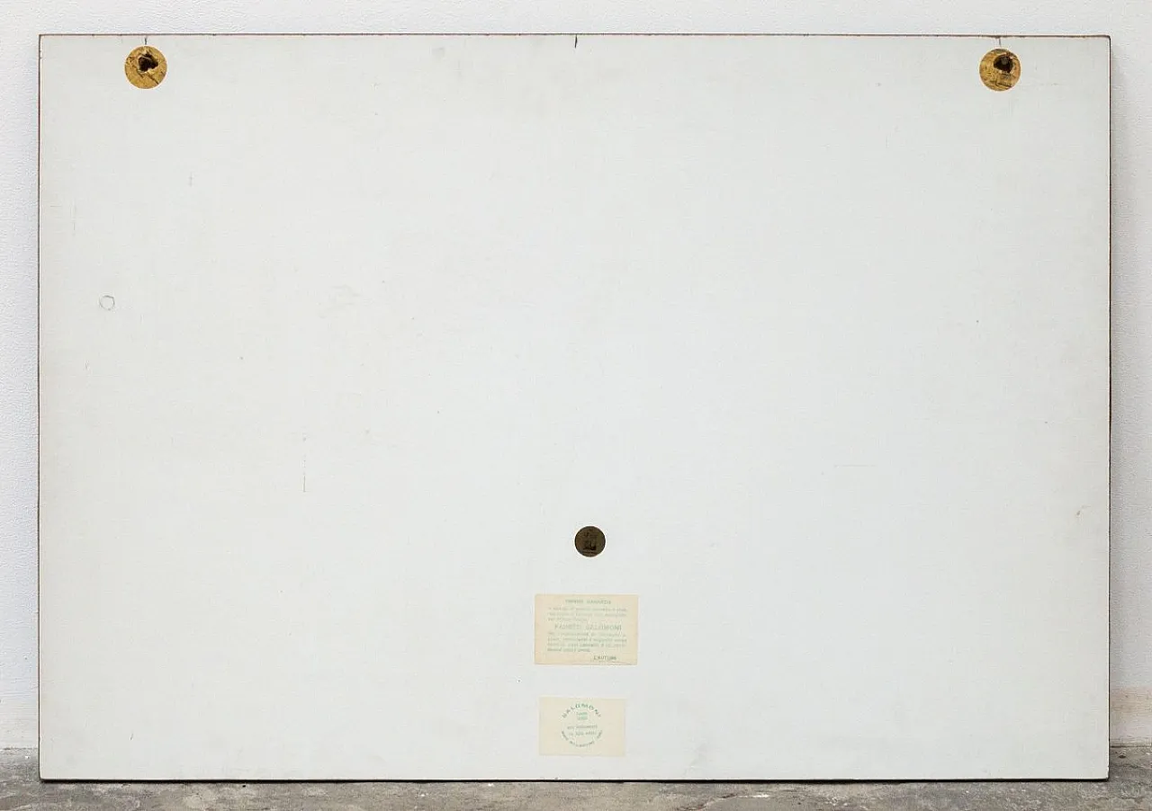 Fausto Salomoni, Composizione, Pittura su tavola, anni '80 6