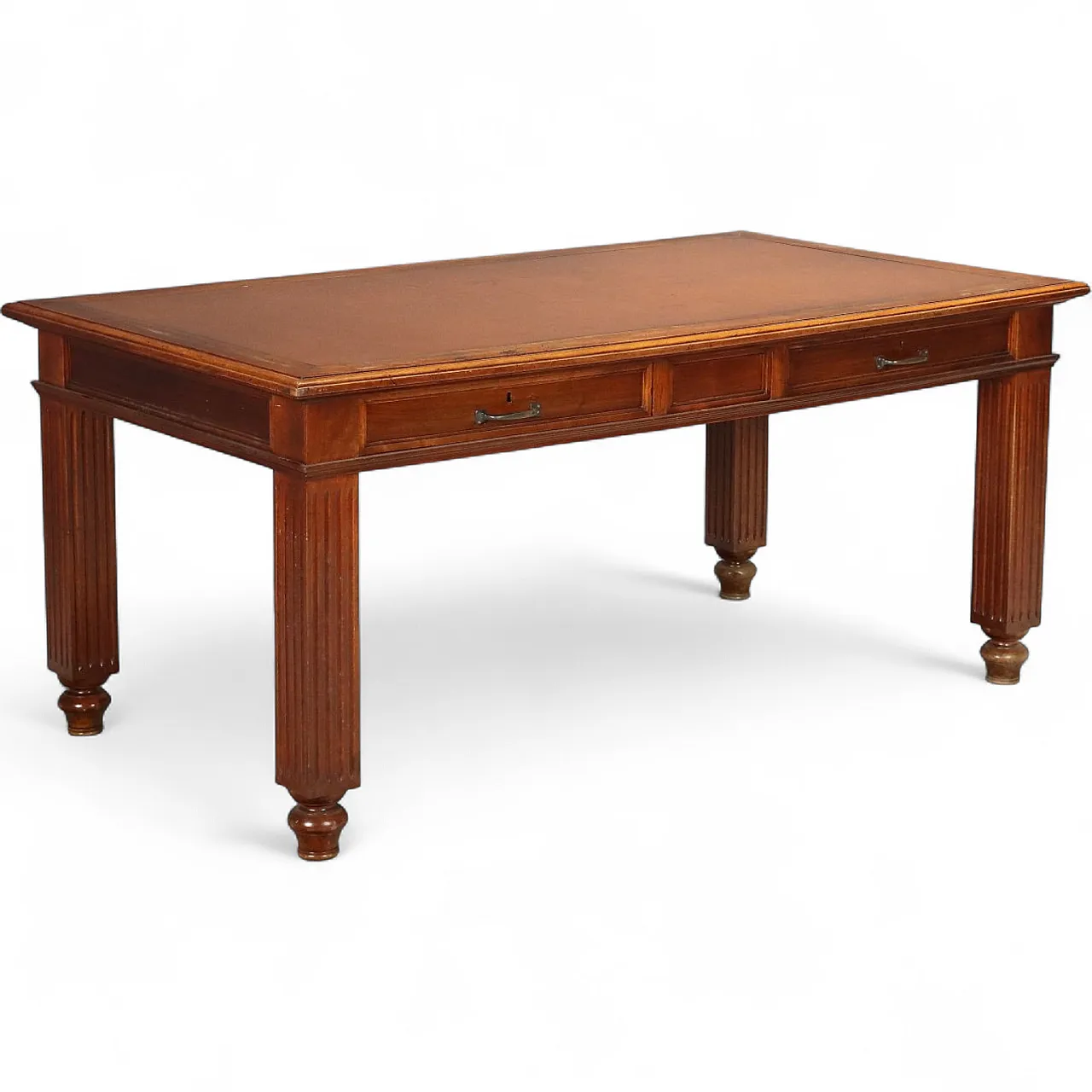 Walnut desk, early 20th century 11
