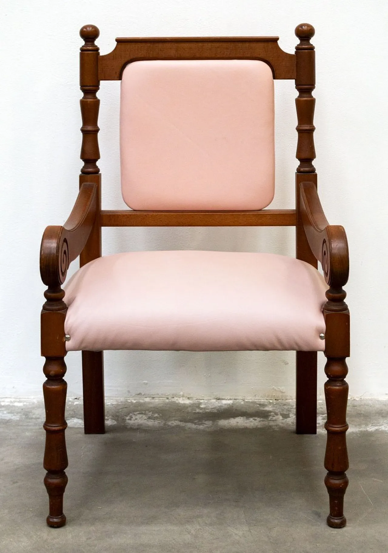 Desk chair in beech, 20th century 1