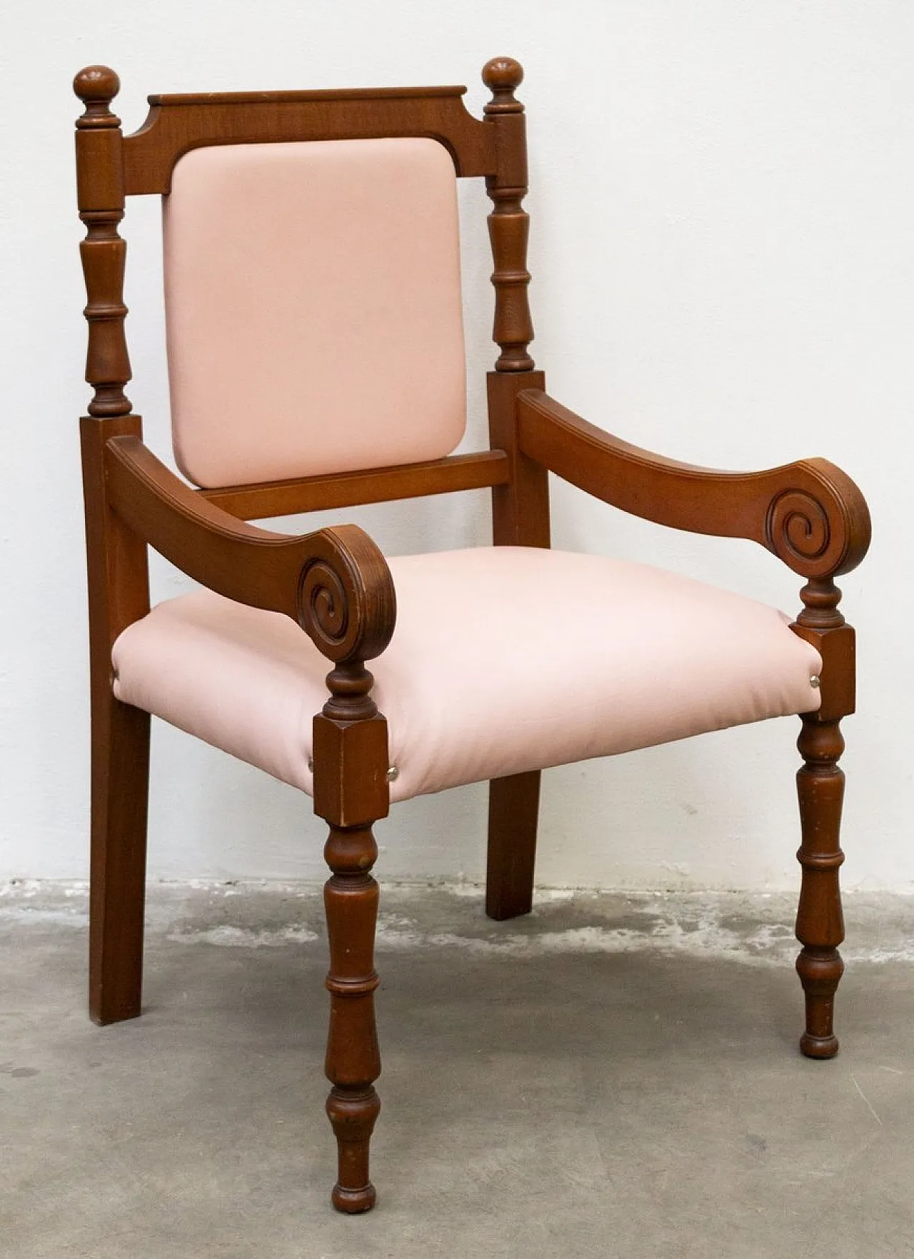 Desk chair in beech, 20th century 8