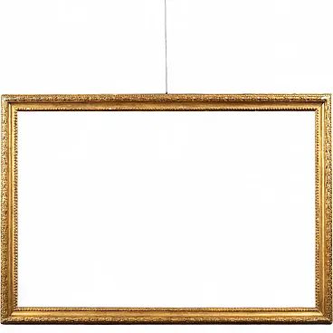 Carved and gilded wooden frame, 19th century