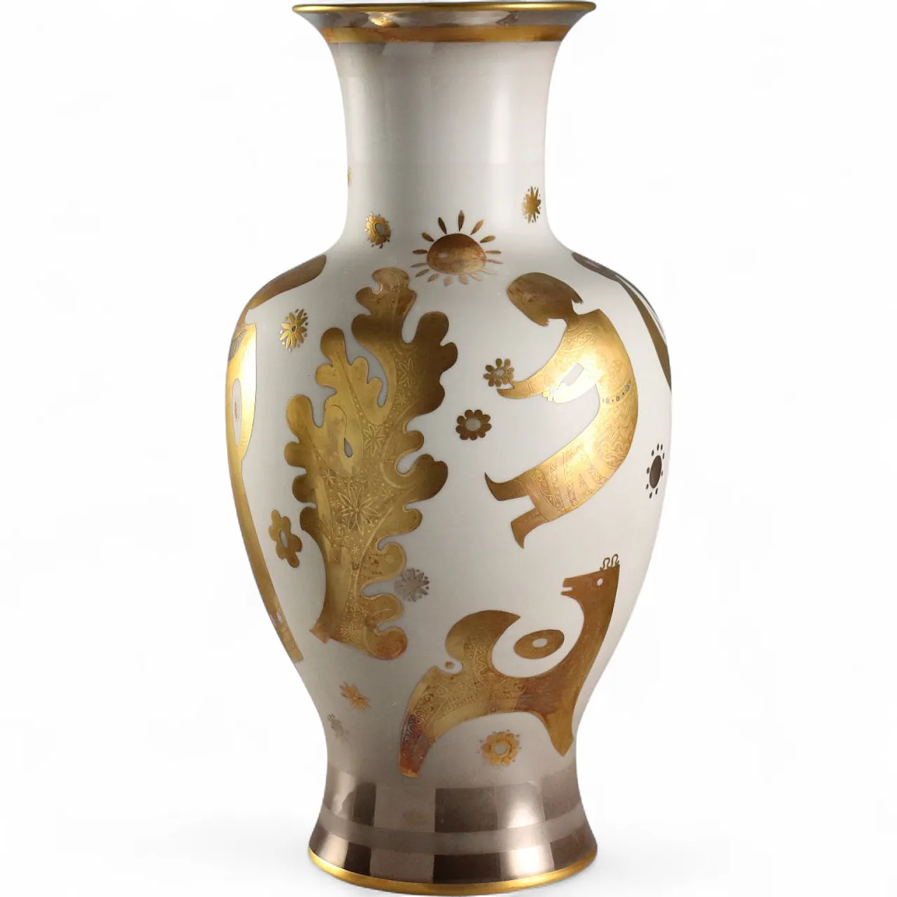 Morbelli Arte porcelain vase, 20th century 11