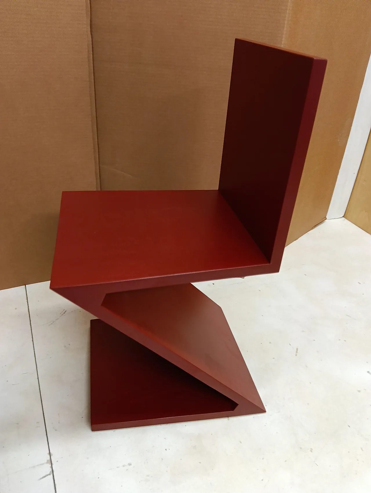 Sedia Zig Zag laccata di Thomas Gerrit Rietveld per Alivar, 2000 9