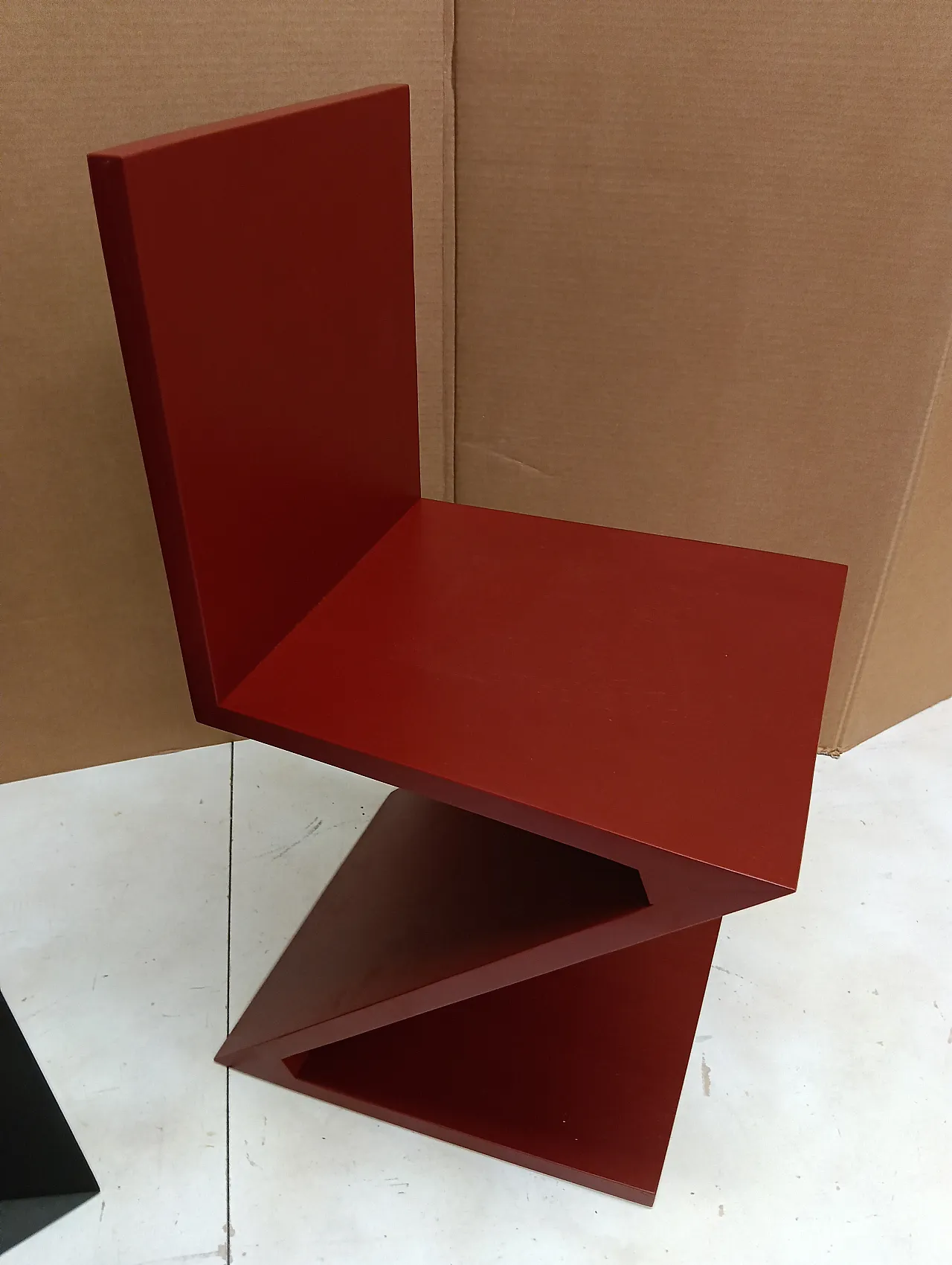 Sedia Zig Zag laccata di Thomas Gerrit Rietveld per Alivar, 2000 16