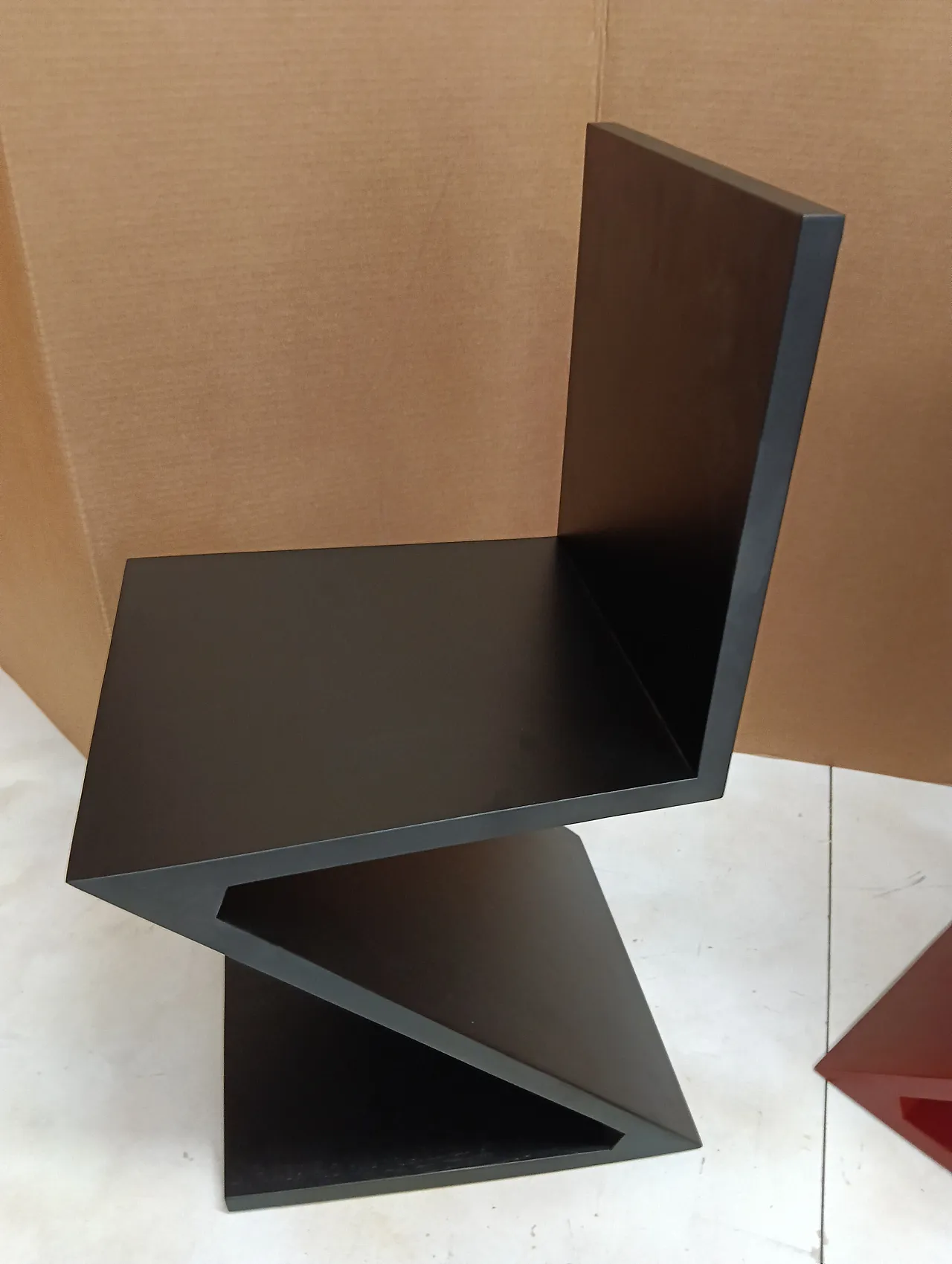 Sedia Zig Zag laccata di Thomas Gerrit Rietveld per Alivar, 2000 17