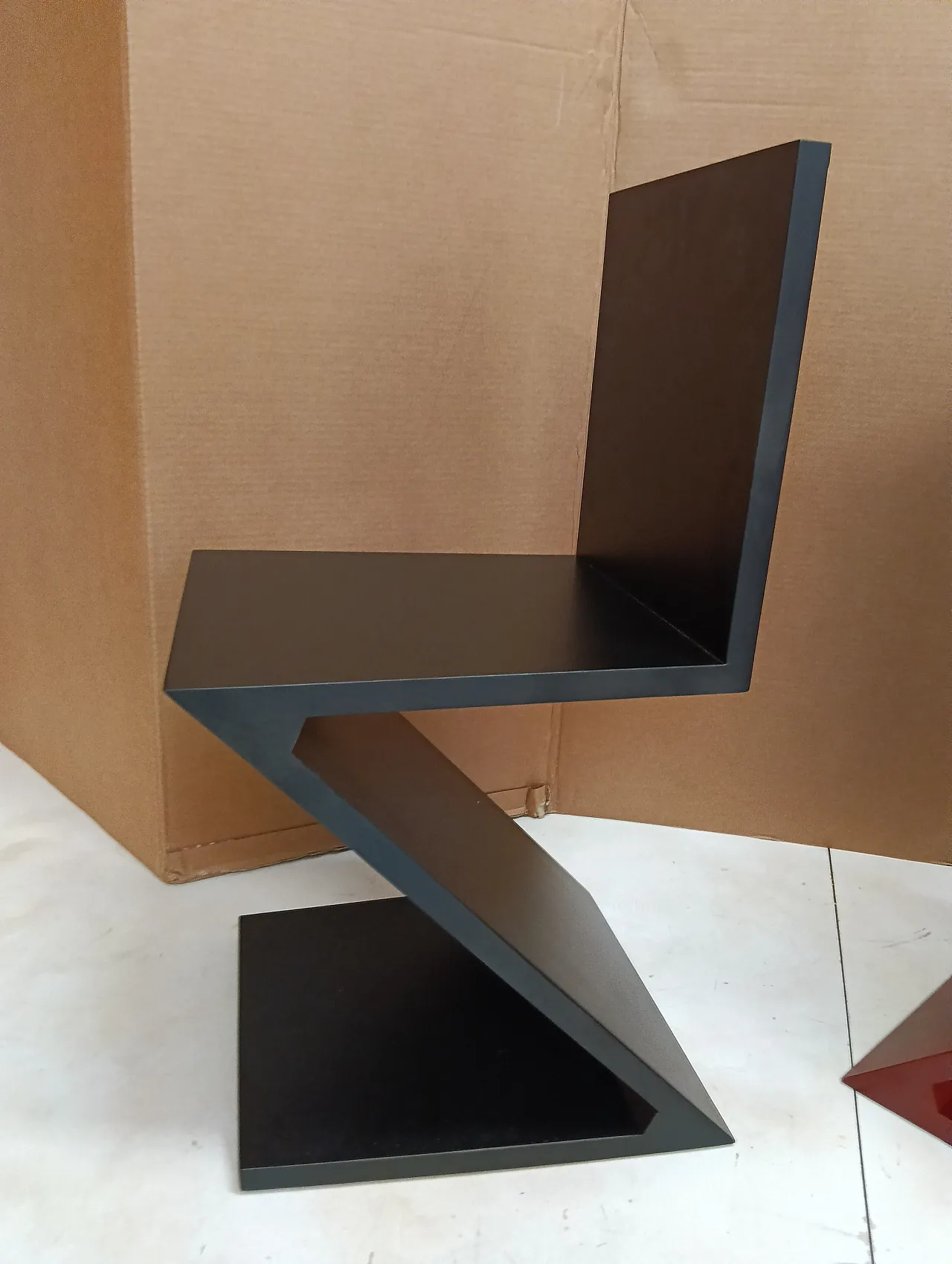 Sedia Zig Zag laccata di Thomas Gerrit Rietveld per Alivar, 2000 18