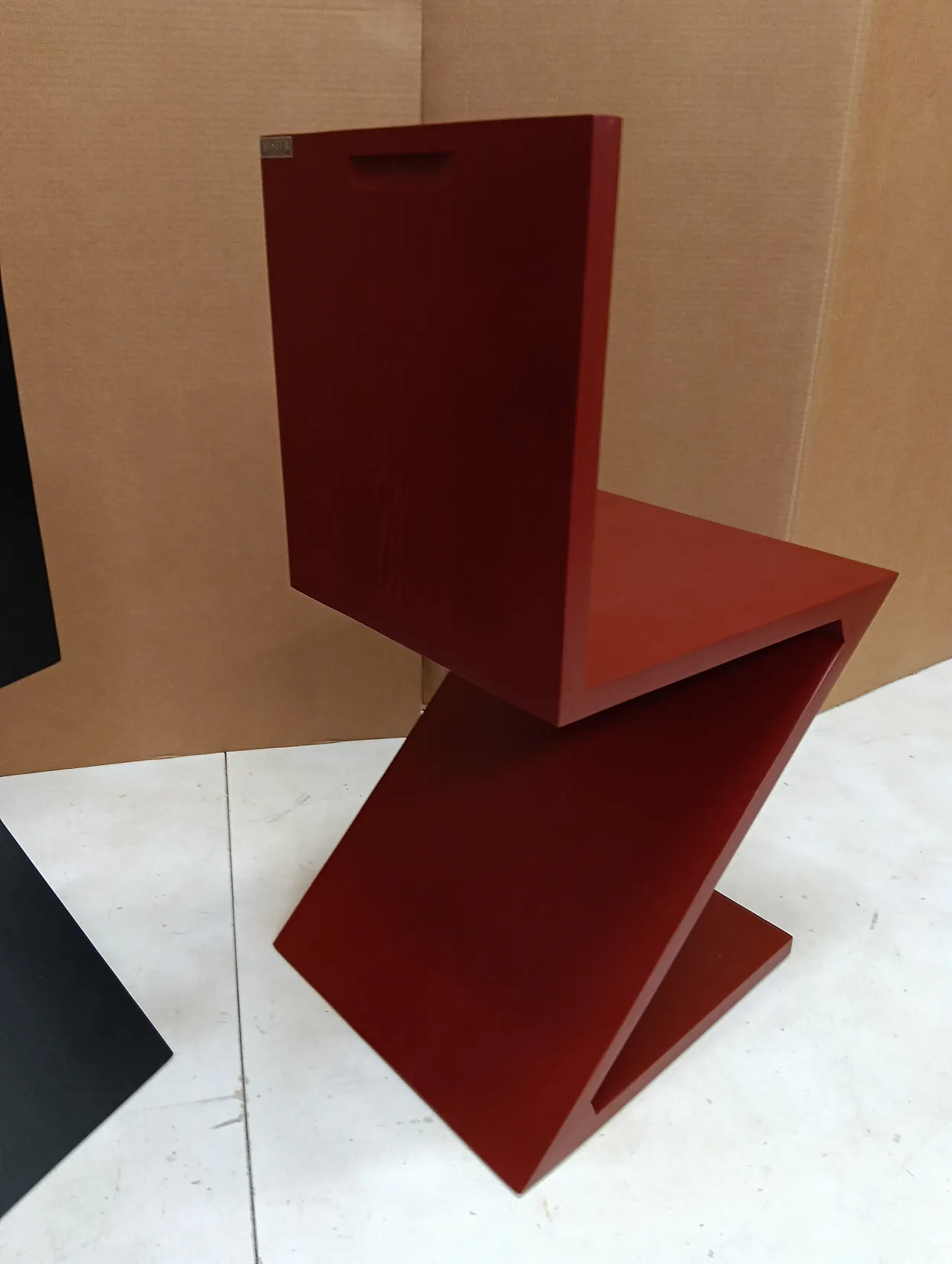 Sedia Zig Zag laccata di Thomas Gerrit Rietveld per Alivar, 2000 29