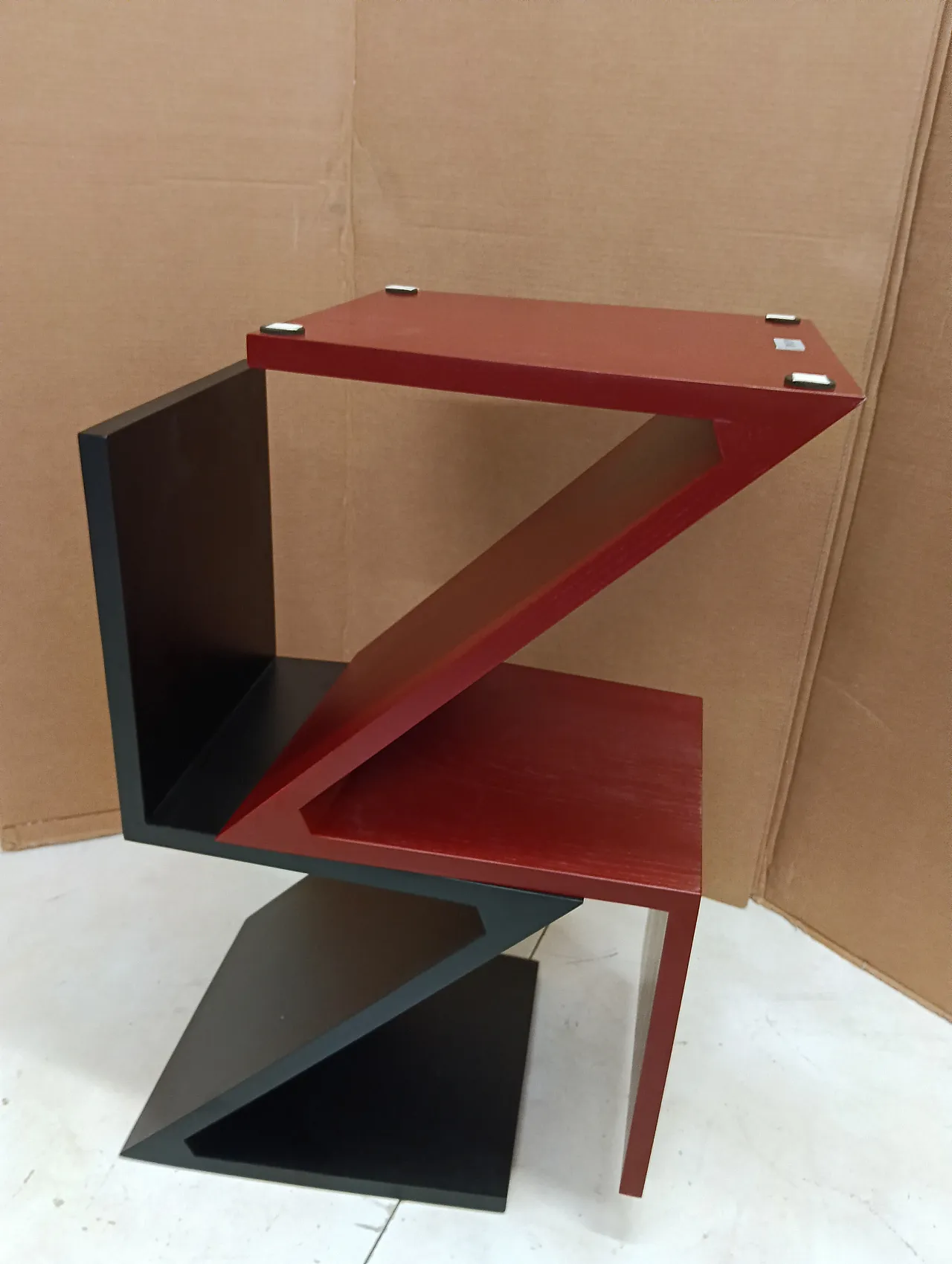 Sedia Zig Zag laccata di Thomas Gerrit Rietveld per Alivar, 2000 44