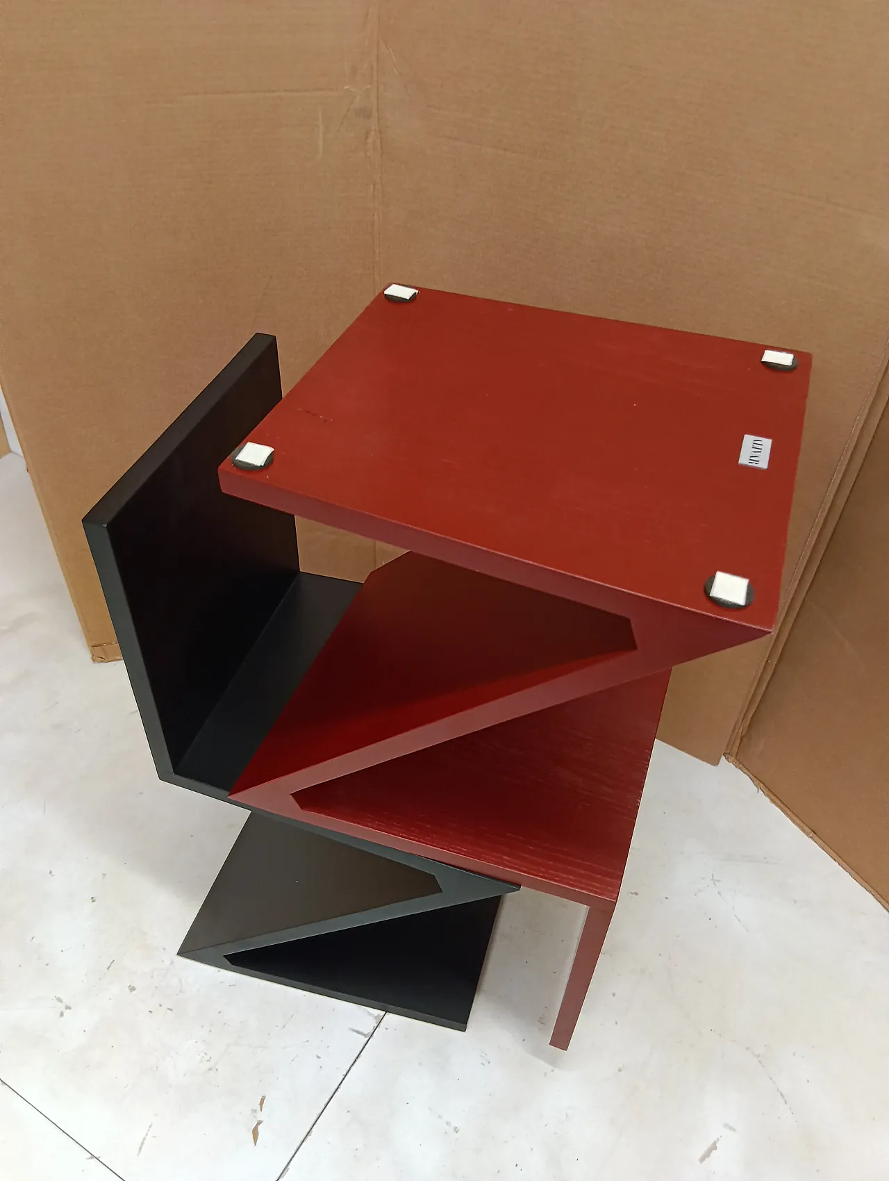 Sedia Zig Zag laccata di Thomas Gerrit Rietveld per Alivar, 2000 51