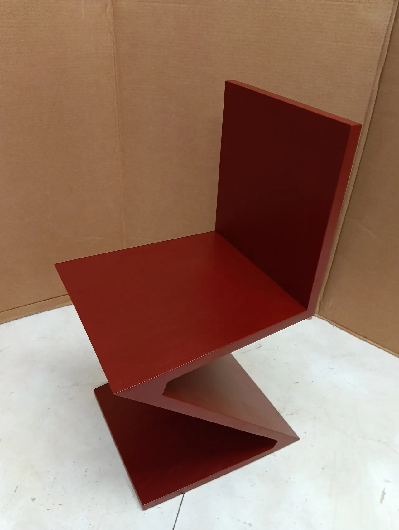 Sedia Zig Zag laccata di Thomas Gerrit Rietveld per Alivar, 2000 59