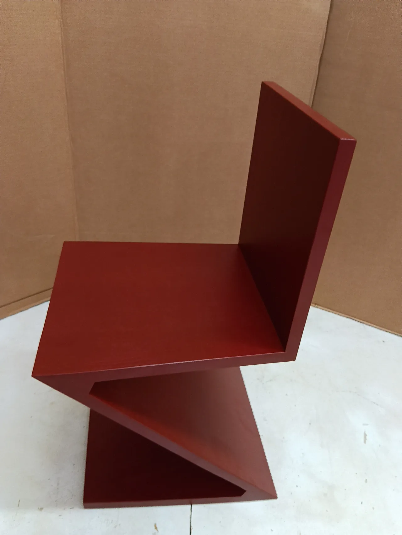 Sedia Zig Zag laccata di Thomas Gerrit Rietveld per Alivar, 2000 72