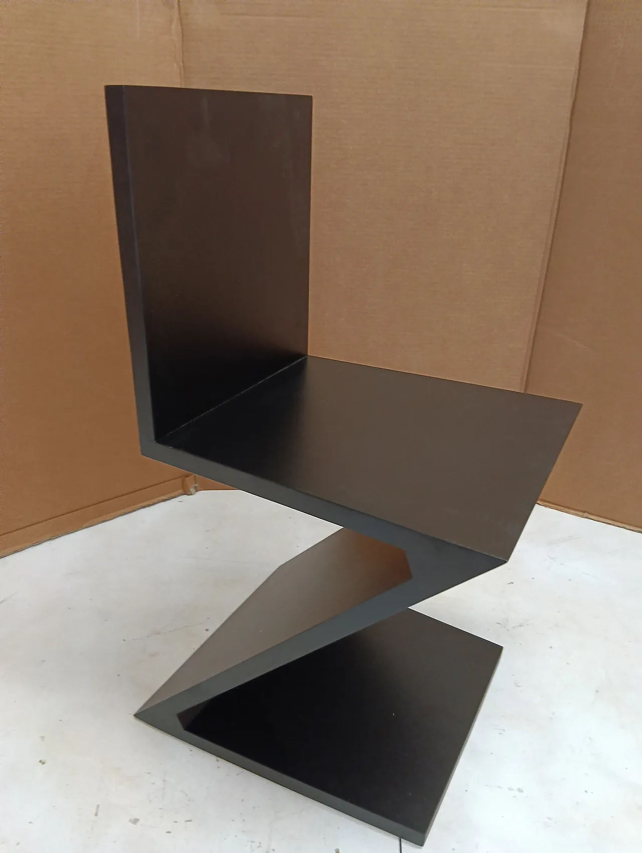 Sedia Zig Zag laccata di Thomas Gerrit Rietveld per Alivar, 2000 100