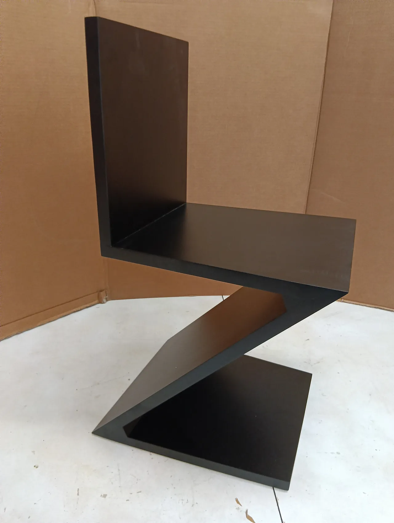 Sedia Zig Zag laccata di Thomas Gerrit Rietveld per Alivar, 2000 102
