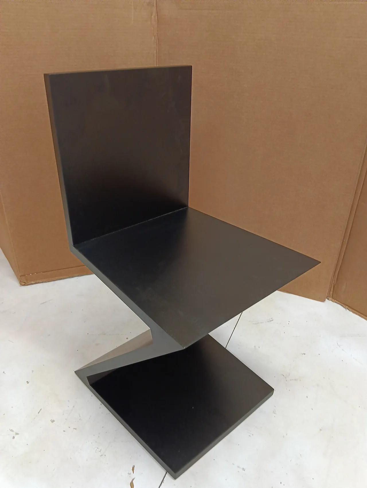 Sedia Zig Zag laccata di Thomas Gerrit Rietveld per Alivar, 2000 104