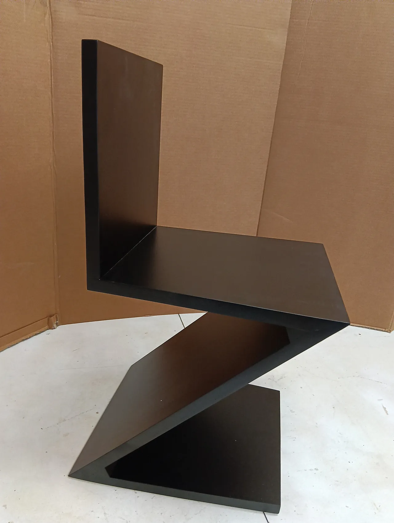 Sedia Zig Zag laccata di Thomas Gerrit Rietveld per Alivar, 2000 105