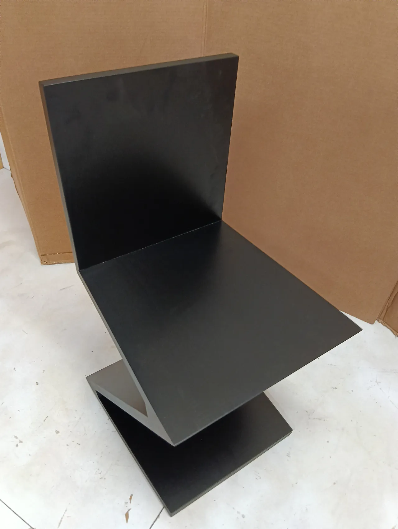 Sedia Zig Zag laccata di Thomas Gerrit Rietveld per Alivar, 2000 112