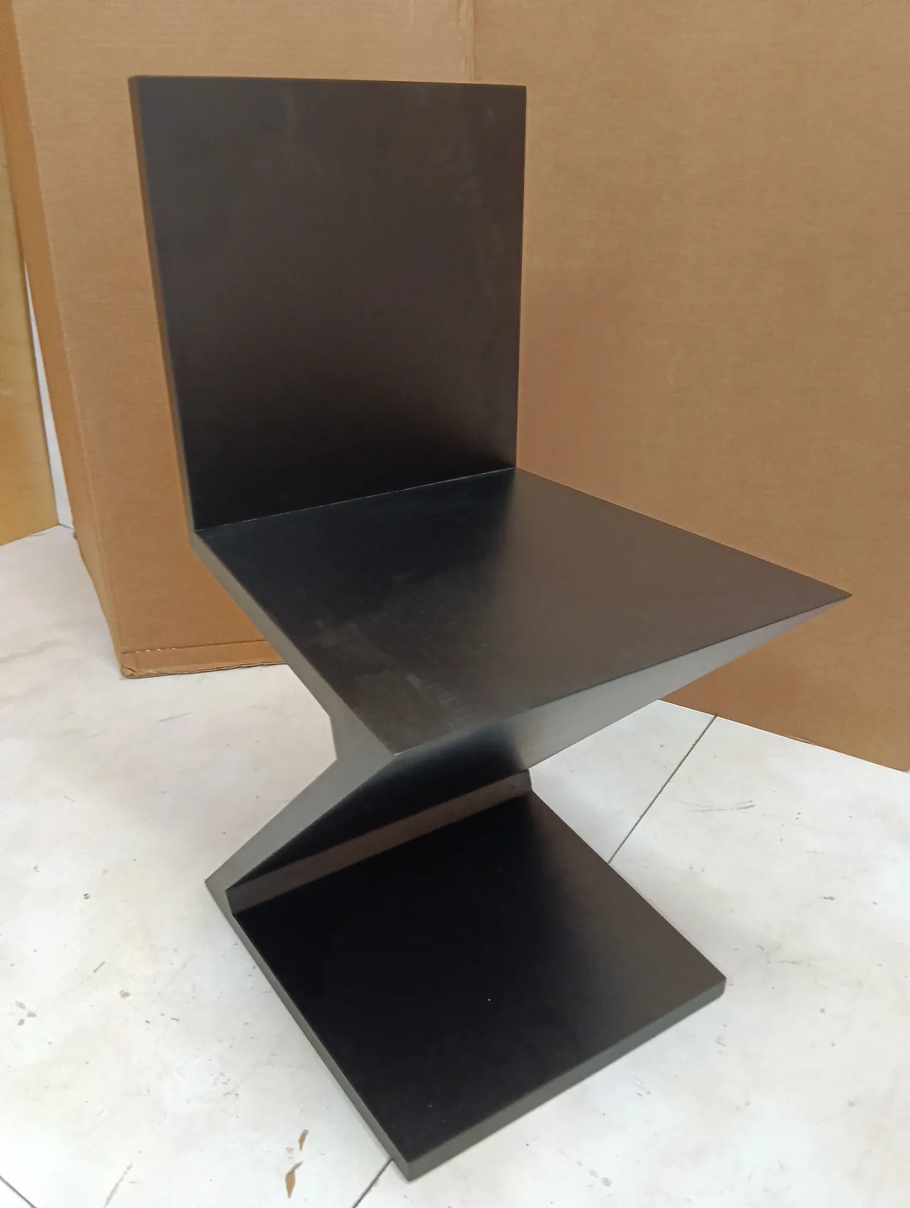 Sedia Zig Zag laccata di Thomas Gerrit Rietveld per Alivar, 2000 113