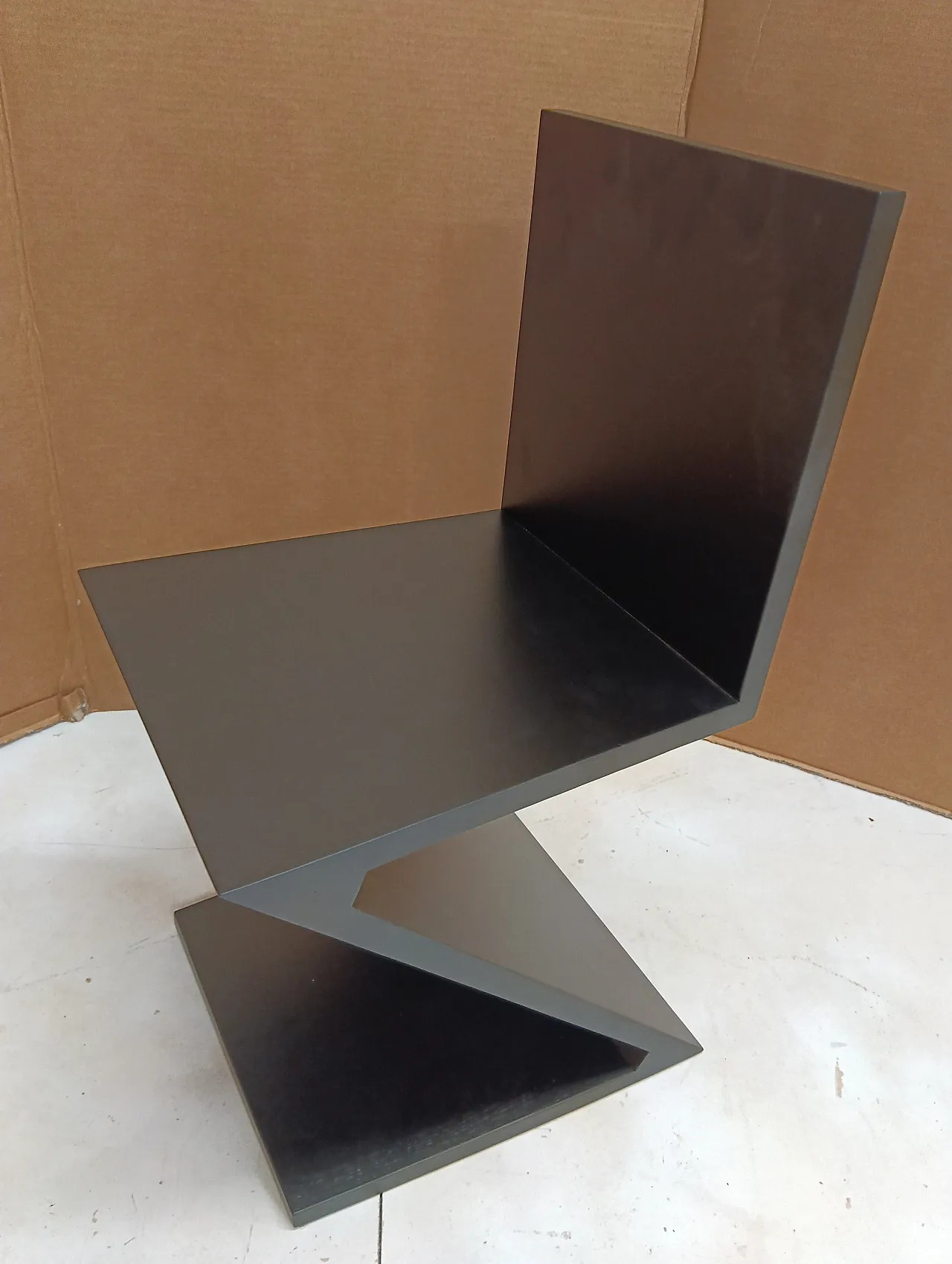 Sedia Zig Zag laccata di Thomas Gerrit Rietveld per Alivar, 2000 121