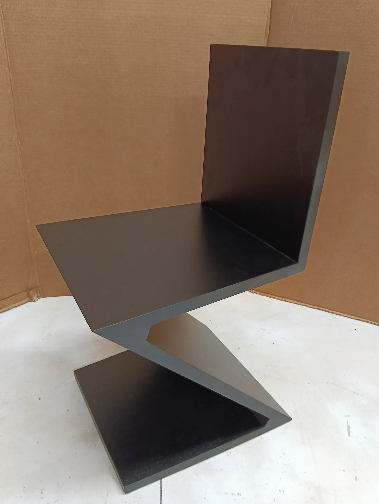 Sedia Zig Zag laccata di Thomas Gerrit Rietveld per Alivar, 2000 122